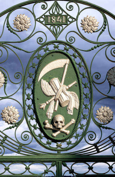istock Detail of cemitery gate 1287438586