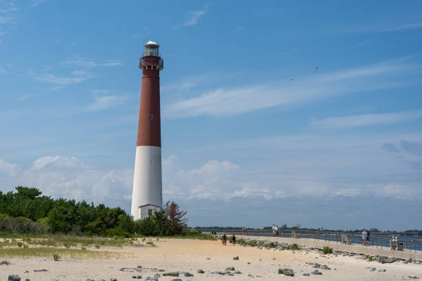 istock Barnegat Lighthouse at the Ocean 1287439335