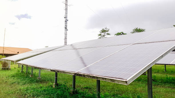 istock Photovoltaic modules for renewable energy 1287443675