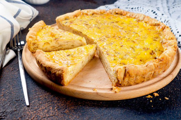 istock Traditional Homemade onion pie or quiche 1287448539