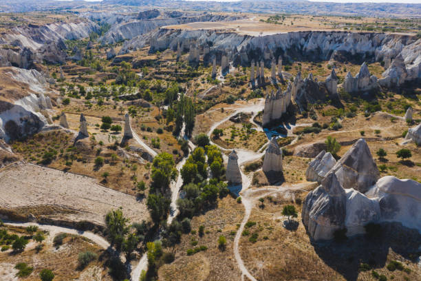 istock Mountain formations in Goreme National Park in Turkey 1287448790