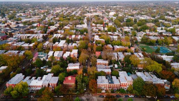 istock Aerial over Richmond, Virginia 1287450750