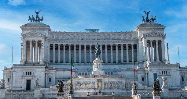 istock The Vittoriale Monument in Rome in Venice Square 1287459185