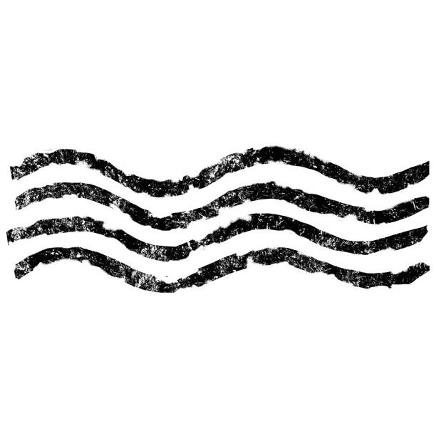 stockillustraties, clipart, cartoons en iconen met blanco postzegel, poststempel. de hand getekende illustratie die van de aquarel wordt geïsoleerd die op witte achtergrond wordt geïsoleerd. postontwerp, postcorrespondentie, scrapbooking, handgemaakt, ansichtkaarten, enveloppen - litteken