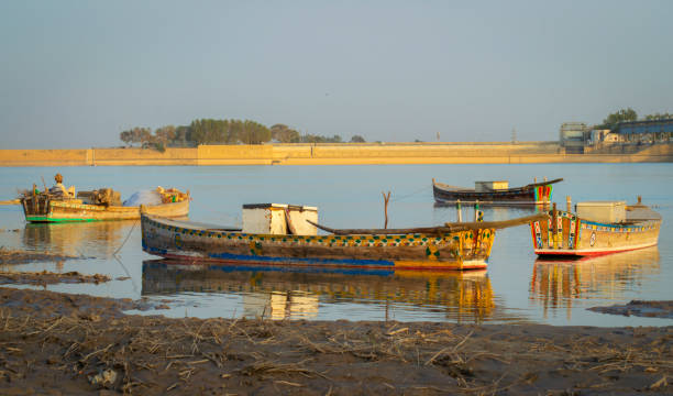 istock View of boats in the Indus River 1287463679