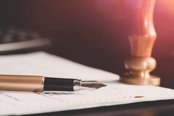 istock Law, notary, attorney background theme 1287464066