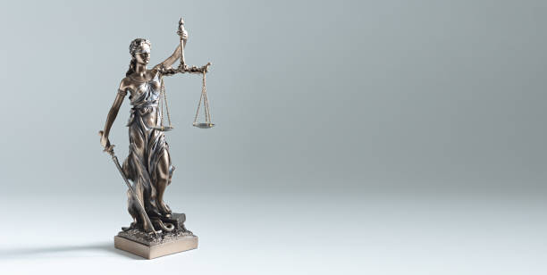 istock Statue of Justice - lady justice, law concept 1287464101