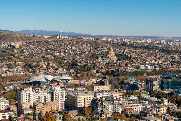 istock View of Tbilisi with Sameba, Trinity Church and other landmarks 1287473609