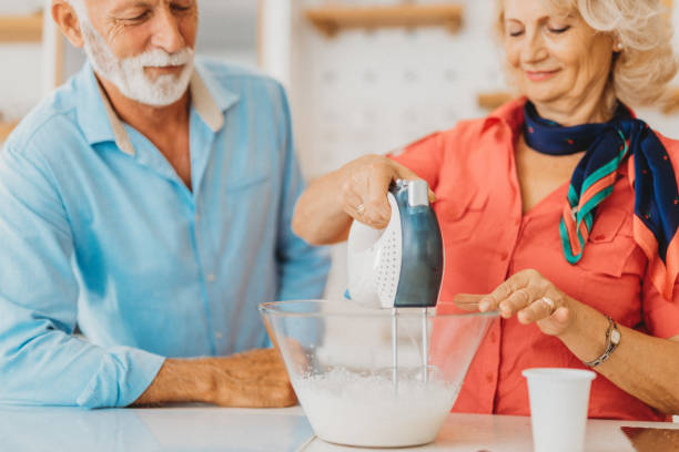 istock Senior couple at home 1287474512