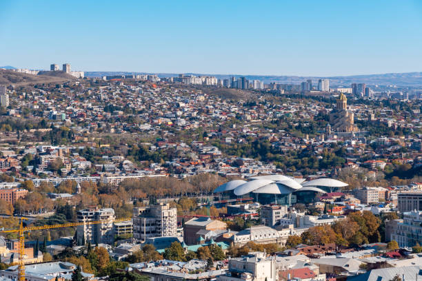 istock View of Tbilisi with Sameba, Trinity Church and other landmarks 1287474519