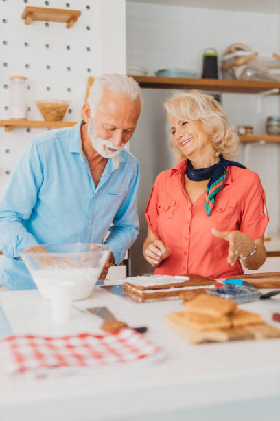 istock Senior couple at home 1287475302