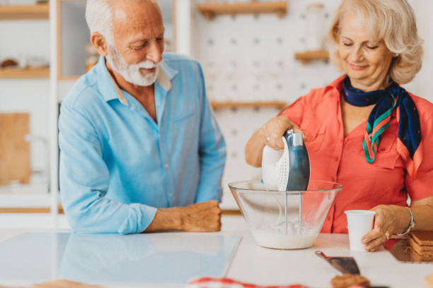 istock Senior couple at home 1287475304