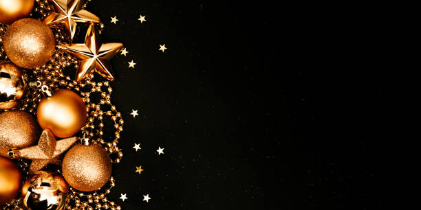 istock Christmas and New Year frame with copy space. 1287475377