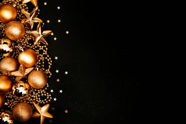 istock Christmas and New Year frame with copy space. 1287475380