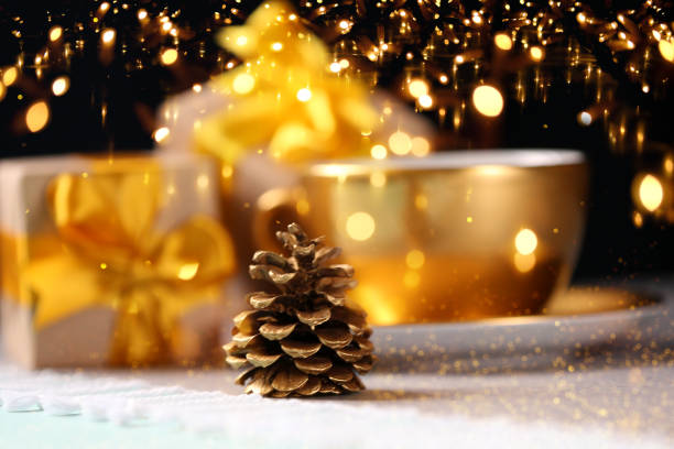 Closeup image of Christmas decoration