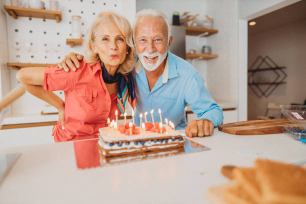 istock Senior couple at home 1287476704