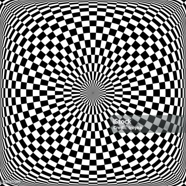 Rotation Pattern Drawing Rotation Pattern Stock Illustration - Download Image Now - Checkers ...