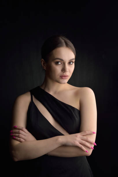 istock Beautiful woman with professional make up 1287479104