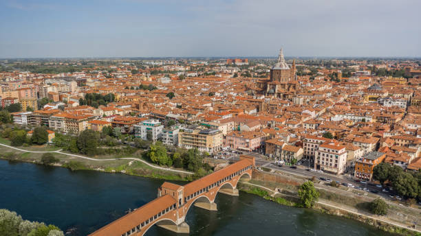 istock Aerial view of Pavia 1287482120