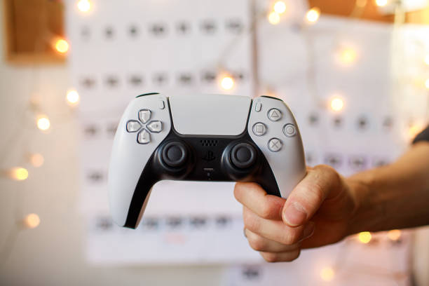 ソニープレイステーション5コンソールとゲーム - joystick game controller playstation sony ストックフォトと画像