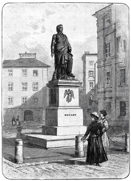 istock Mozart monument in Salzburg 1287495008