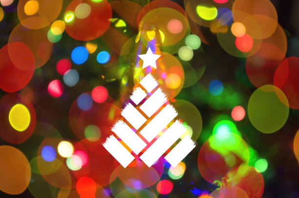 Christmas background-garlands with colorful lights on a decorated Christmas tree, bokeh, Happy New Year 2021 colored symbol and text in trendy flatten style design for seasonal holidays flyers, greetings and invitations cards and christmas themed congratulations and banners barras de fondo de navidad con luces de colores en un árbol de navidad decorado, bokeh, feliz año nuevo 2021 símbolo de color y texto en diseño de estilo aplanado de moda para las fiestas de temporada folletos, felicitaciones y tarjetas de invitaciones