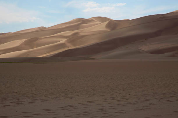 Sand dunes stock photo