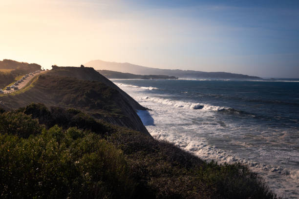 istock View of the Basque Corniche cliffs between Hendaia and Zokoa. 1287507863