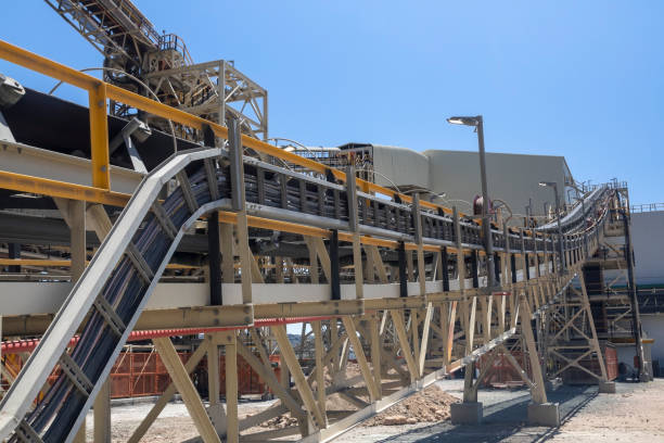 istock conveyor belt at sunset in a diamond mine 1287509006