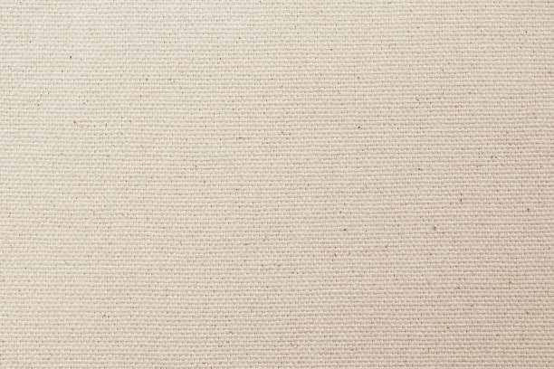 istock Hessian sackcloth woven texture pattern background in light beige cream brown earth color 1287510083