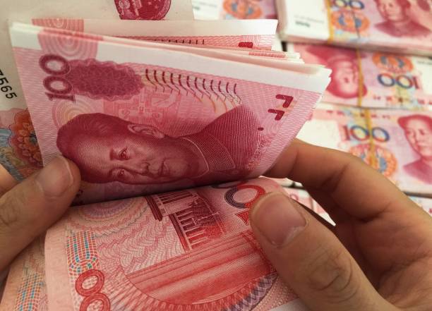 istock China currency one hundred Yuan RMB banknotes 1287522929