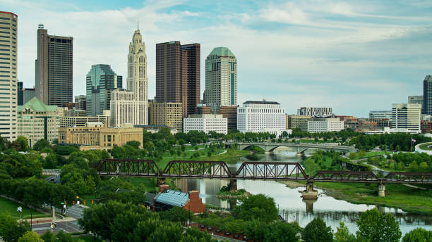istock Columbus, Ohio on a Summer Evening - Aerial 1287523961