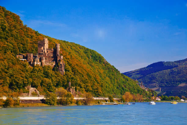 istock Romantic river cruises over Rhein river, Germany. 1287529032