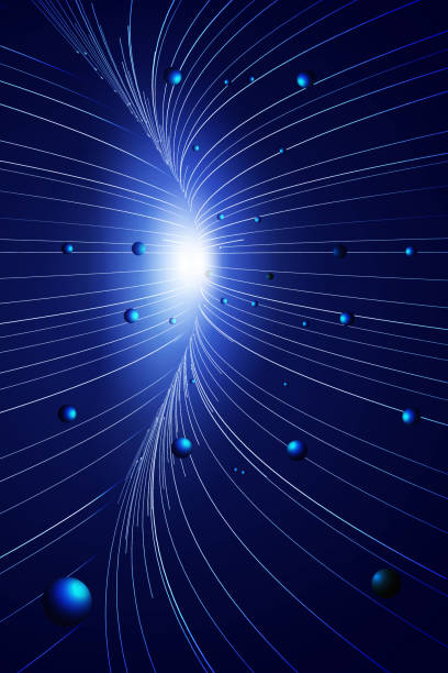 istock Lines and stars, cosmic black holes speed space technology sense background. 1287530189