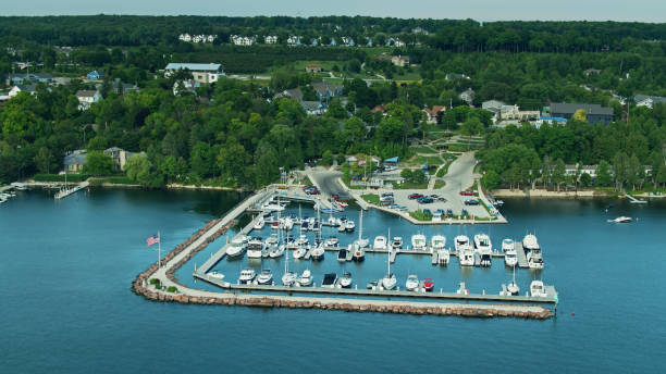 istock Aerial View of Egg Harbor, Wisconsin 1287532435