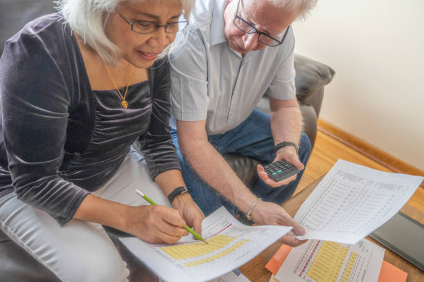 istock Interracial couple financial planning 1287535339