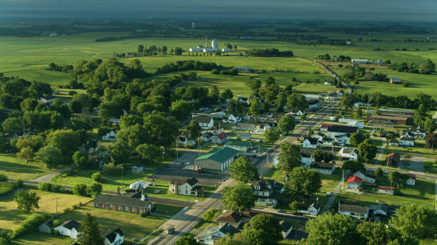 istock Drone Shot of Mount Sterling, Ohio 1287538699