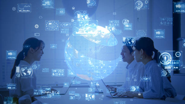 istock Global communication network concept. Worldwide business. 1287547432