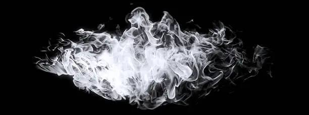 Photo of Abstract white smoke