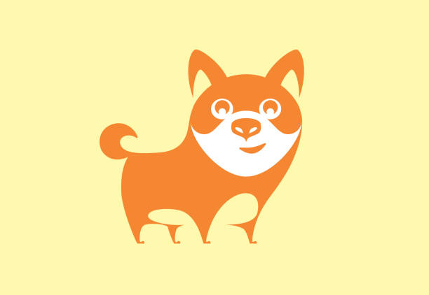 Funny Shiba Inu Dog Symbol Stock Illustration - Download Image Now - Dog,  Fun, Cartoon - iStock
