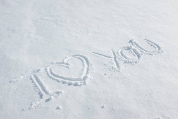 i love you written in the snow