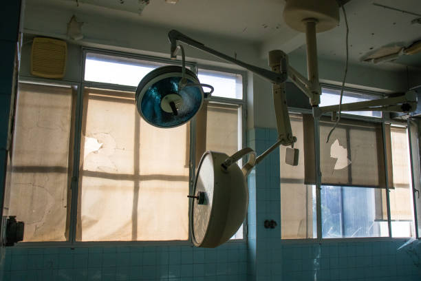 istock Abandoned hospital at Penteli, Greece 1287563578