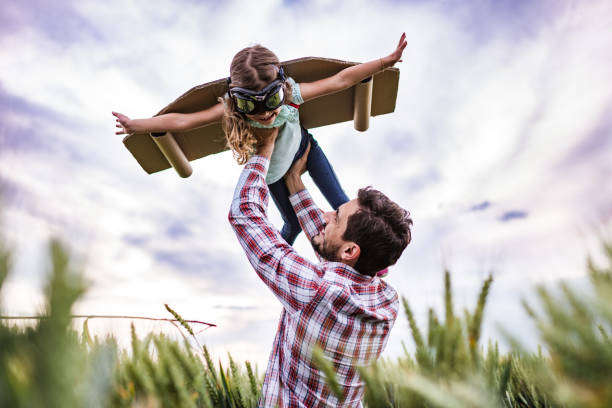istock Look at me, I'm an airplane! 1287568503