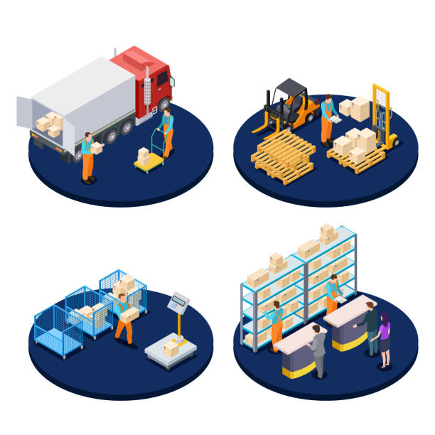200+ Overcrowded Warehouse Stock Illustrations, Royalty-Free Vector