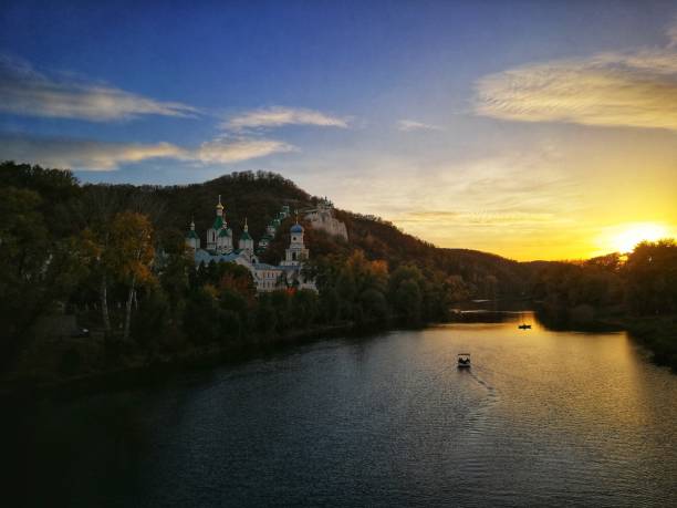 istock Sunset at Svyatogorsk Lavra 1287570876