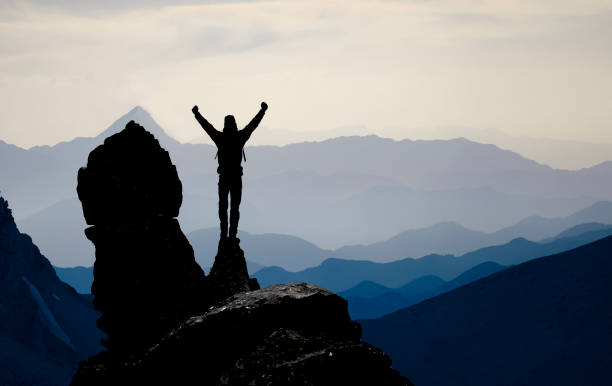 istock creative concept of a successful person with vision and mission 1287572381