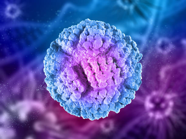 istock 3D medical background with microscopic view of abstract virus cell 1287579706