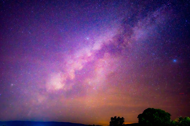 istock milky way galaxy on night sky background 1287584017