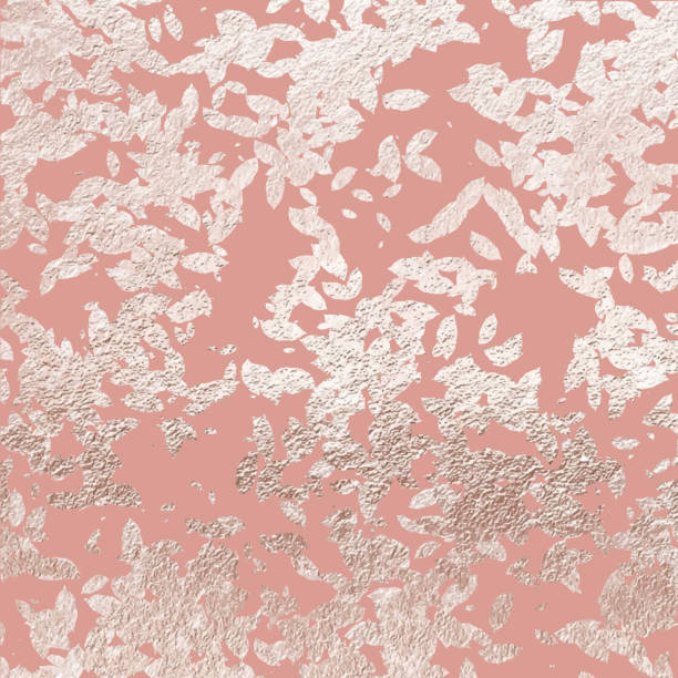 istock Gold Glitter Abstract Floral Background. Gold foil grunge texture background. Abstract vector pattern. Metallic golden texture for cards, party invitation, packaging, surface design. 1287587583