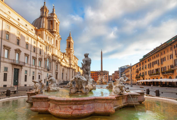 istock Fontana del Moro at Piazza Navona Rome Italy 1287589351